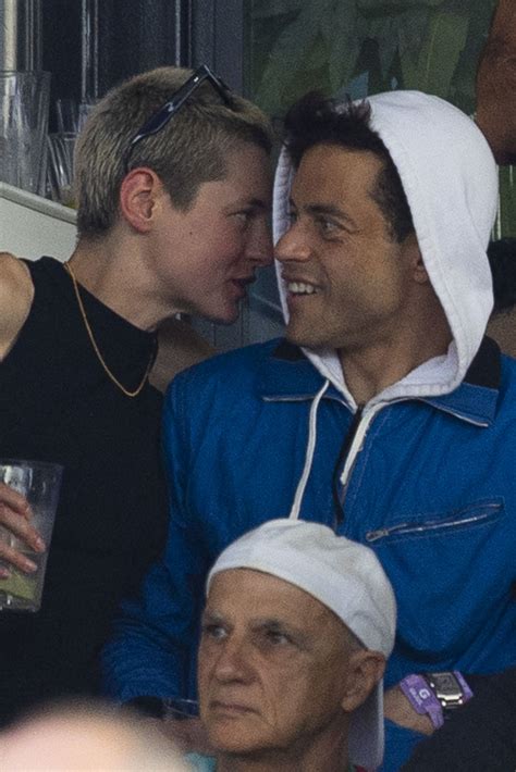 Rami Malek and Emma Corrin spotted in deep conversation at Bruce