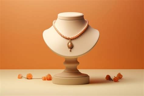 premium ai image captivating exhibition graceful necklace adorning
