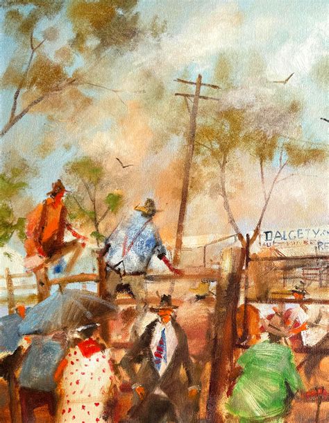 "The Cattle Auction" - SOLD - Tiffany Jones Fine Art Consultant