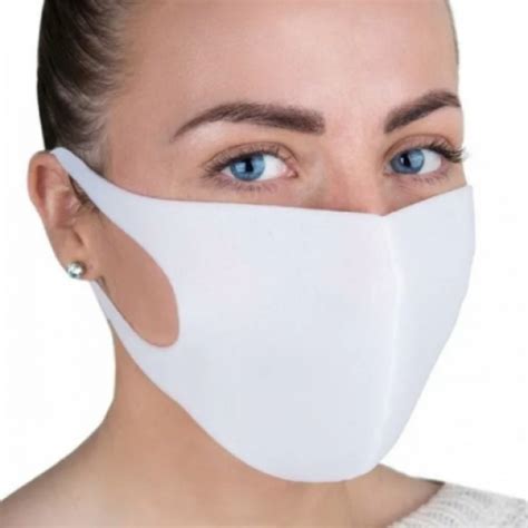 Неопреновая многоразовая маска Fashion Mask (Белая)