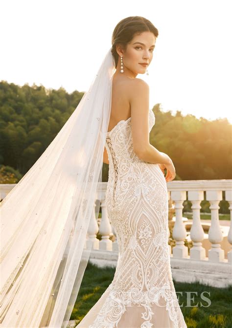 STACEES JESSICA WEDDING DRESS Trumpet/Mermaid Sweetheart Cathedral