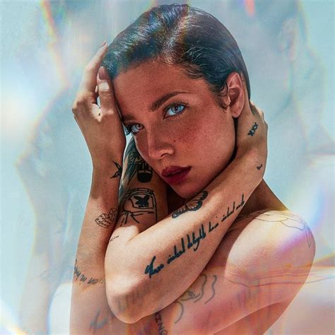 halsey | Portrait, Portrait tattoo, Tattoos