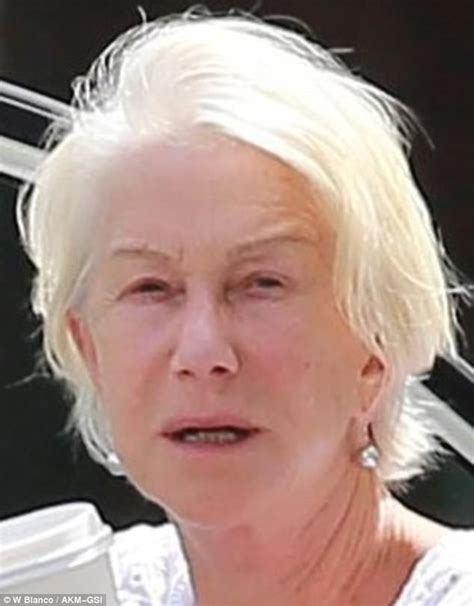 Helen Mirren Without Makeup - Celebrity In Styles