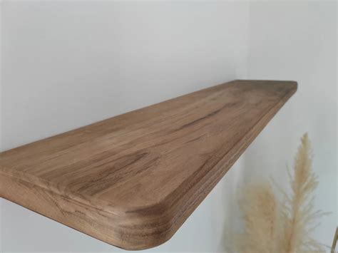 etagere murale en noyer massif bnr nouvelle ecorce