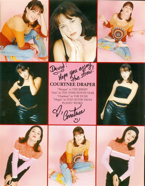 Courtnee Draper autograph collage photo The Jersey Step Sister Planet