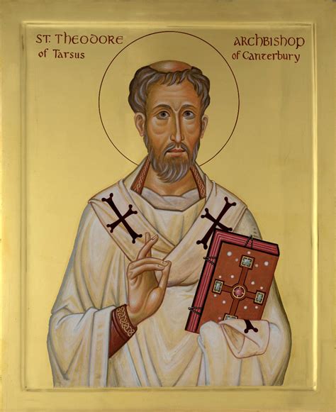 St Theodore of Canterbury - Aidan Hart Sacred Icons