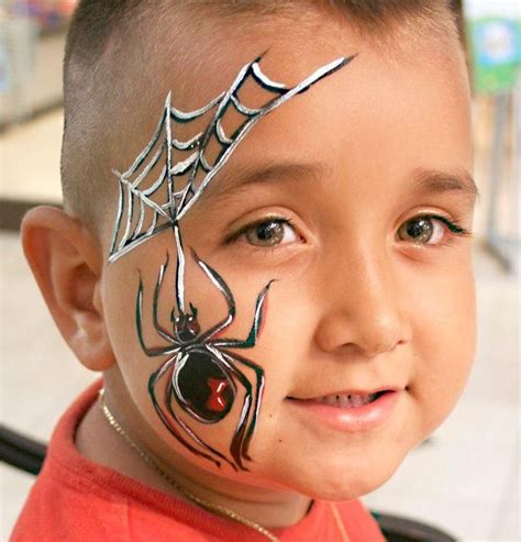 Spider Face Painting Designs