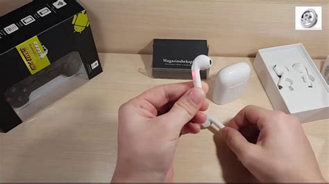 Включение и синхронизация беспроводных наушников I7s - YouTube