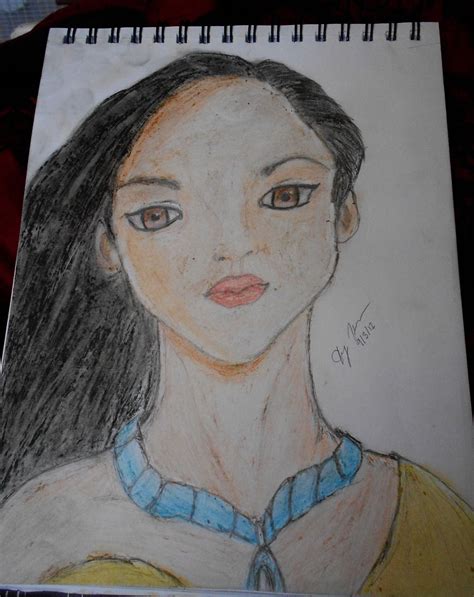 drawing of pocahontas 3