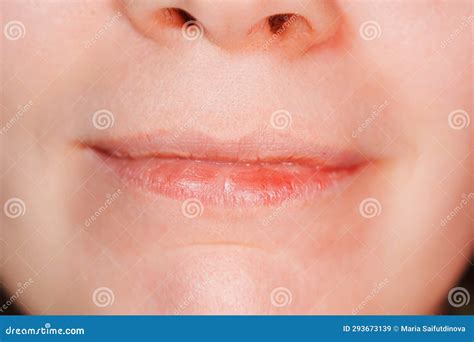 closed mouth close   female lips stock image image  beauty
