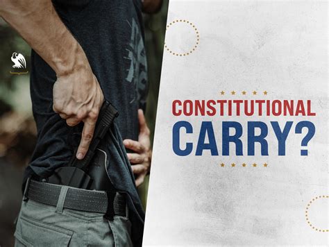 What is Constitutional Carry/Permitless Carry? - Vedder Holsters