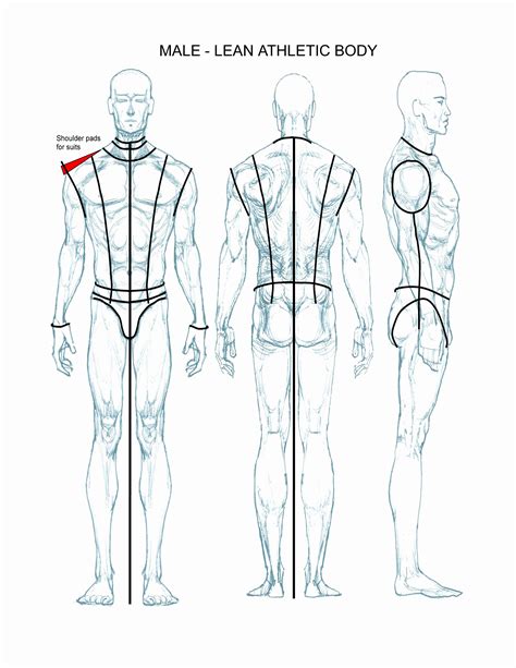 Costume Design Template Male