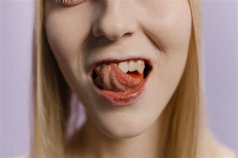 A Person's Tongue Out · Free Stock Photo