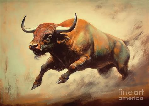 Bull Painting by Art Galaxy - Fine Art America