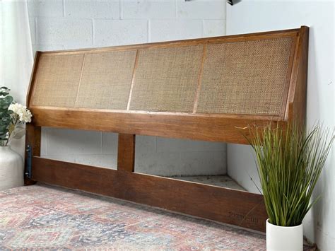 Rare Mid-century Modern King Headboard by Founders - Etsy