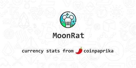 MoonRat (MRAT) Price - Live Chart, Index, Market Cap | CoinPaprika