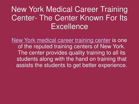 New york medical career training center new york adds advanced labs 16