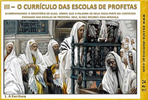 Qual Era A Profissão De Eliseu Antes De Ser Profeta - Marcio de Medeiros: 427-LIÇÃO 12-ELISEU E A ESCOLA DOS PROFETAS