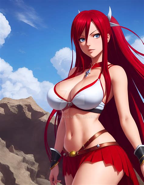 Erza Scarlet - Fairy Tail by haddek on DeviantArt