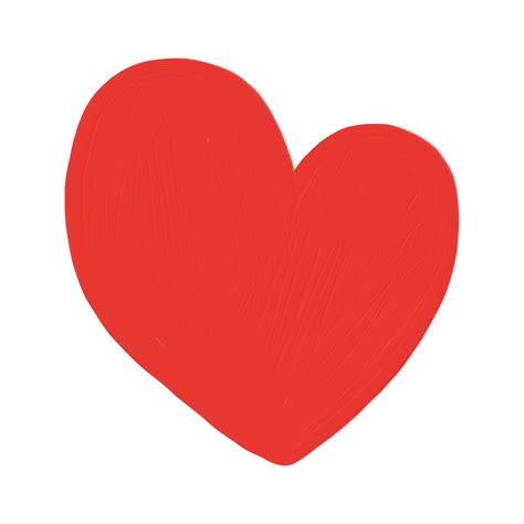 rot herz oel gemalt  png