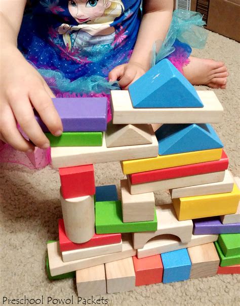 Preschool STEM with Blocks! | Preschool Powol Packets