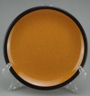 Vintage Mikasa Terra Stone Paprika E1258 Orange Brown Dinner Plate QV18