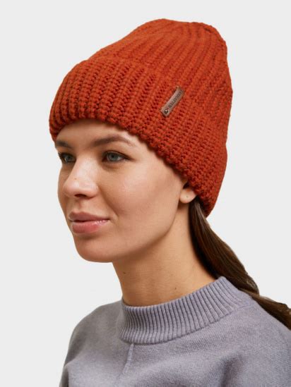 Шапка Marhatter MWH11663/2 терракот для женщин, цвет: Коричневый ...
