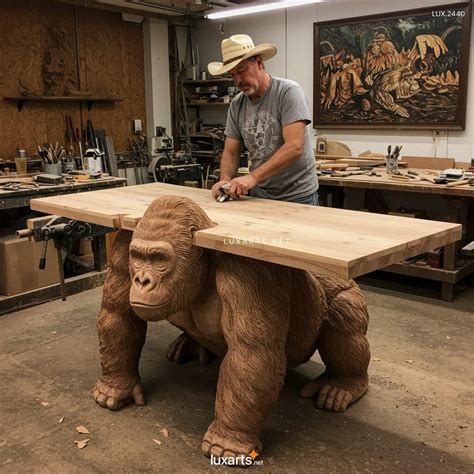 LUX.2440 Handcrafted Artistic Tables with Sculpted Designs: Unique ...