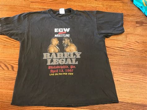 ECW Original Barely Legal Taz Sabu T-Shirt XL (Extreme Championship ...