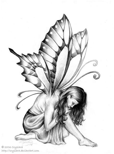 sketsa tatto peri sketsa ide tato tatto