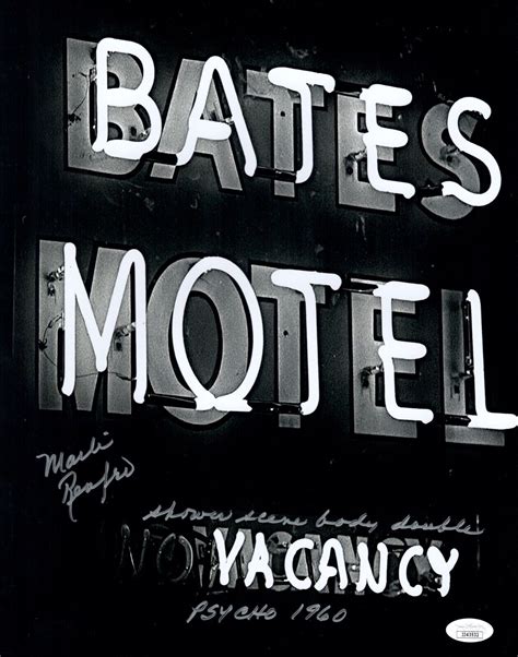 MARLI RENFRO Signed PSYCHO Shower Body Double 11x14 Photo Autograph JSA