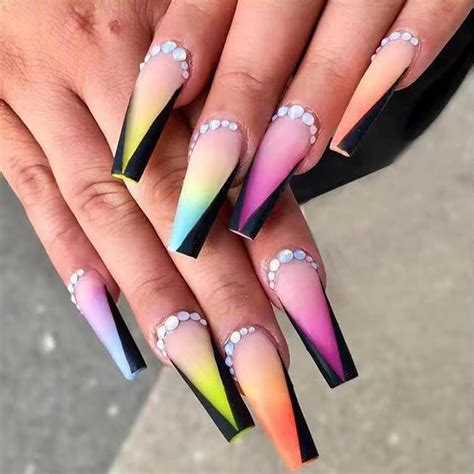 Amazon.com: MISUD Coffin Press on Nails Long Fake Nails Matte Glue on