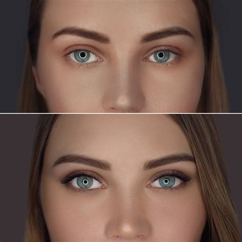 Наращивание ресниц классика и 2d фото отличия
