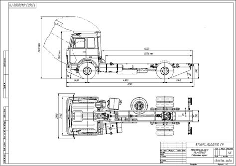 Шасси - МАЗ - Чертежи автомобилей - Chertim-auto