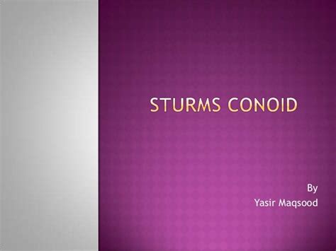 Sturms conoid
