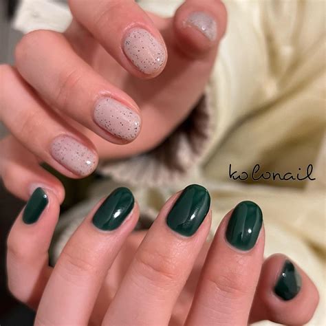 koruri. コルリ | 🌿🐄 #kolosimple . #シンプルネイル #つぶつぶネイル #ワンカラーネイル #nails#群馬 ...