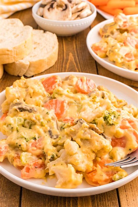 Cheesy Vegetable Casserole - xoxoBella