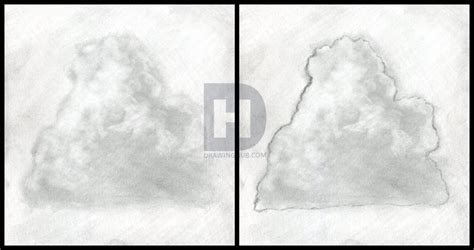 Realistic Cloud Drawing at PaintingValley.com | Explore collection of ...