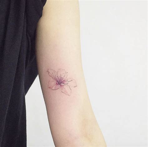 Small Cherry Blossom Flower Tattoo | Best Flower Site