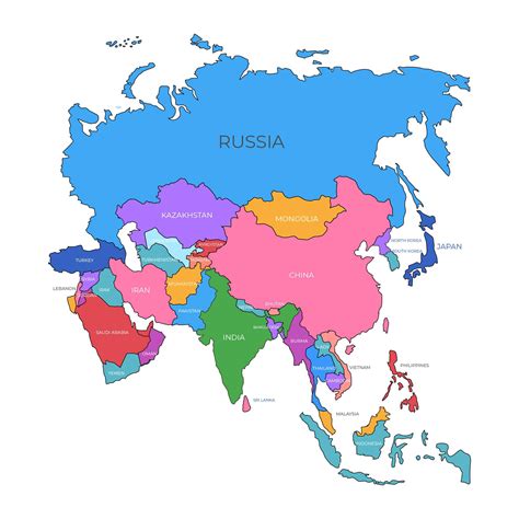Map of Asia - Download asian maps【FREE】