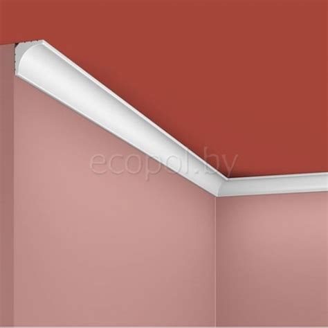Плинтус (карниз) потолочный из дюрополимера Cosca Decor KX021 Белый 20* ...