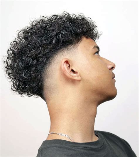 Taper Haircut With Curls