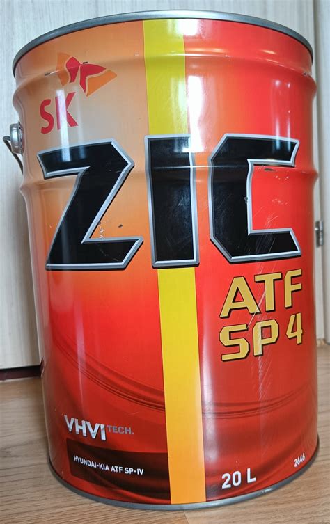 ZIC ATF SP 4 свежее (частичный) - Лабораторные анализы трансмиссионных ...