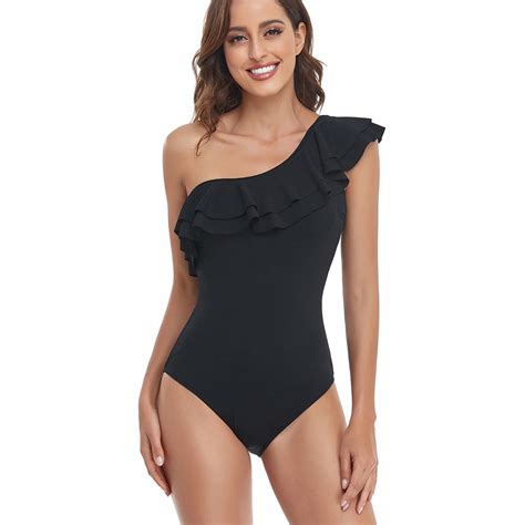 kpoplk Plus Size Swimsuit,Women's One Piece Swimsuits Lace up Criss