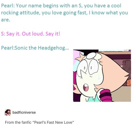 That’s a fanfic?? I need to read it, I love both SU and Sonic | Steven ...