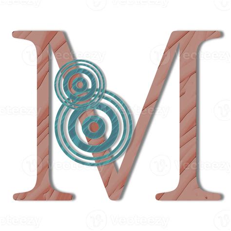 Letter M on a transparent background 12628821 PNG