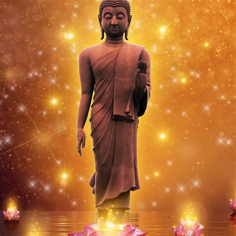 Buddha Lotus Wall Art | Digital Art