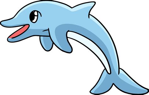 Dolphin Cartoon Colored Clipart Illustration 8944145 Vector Art at Vecteezy