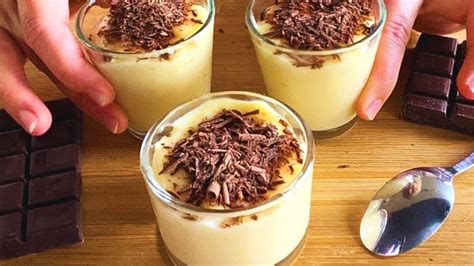 Ванильный Пудинг ! Десерт без выпечки за 5 минут / Vanilla Pudding ...