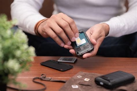 Premium Photo | Sim card for smart phone